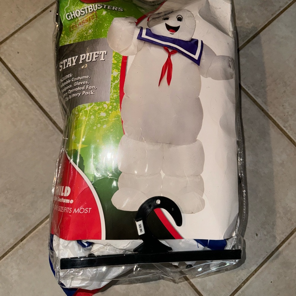 Inflatable costume -Stay Puft Marshmallow man